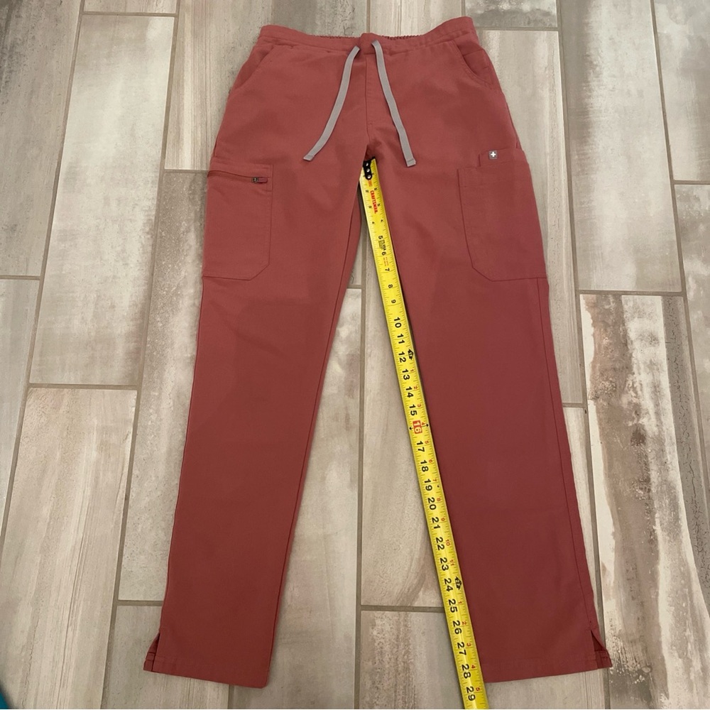 Figs Yola Scrub Pants Bottoms Mauve PO 2656 Women’s XS/XSmall - Picture 7 of 9